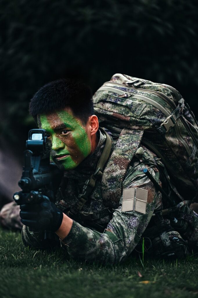 soldier, army, war, gun, target
